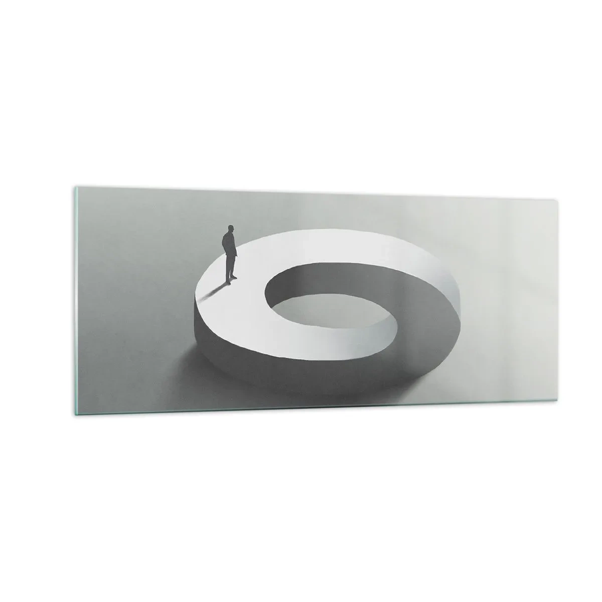 Cuadro sobre vidrio - Impresiones sobre Vidrio - Ser sabio no es una labor sencilla - 100x40 cm