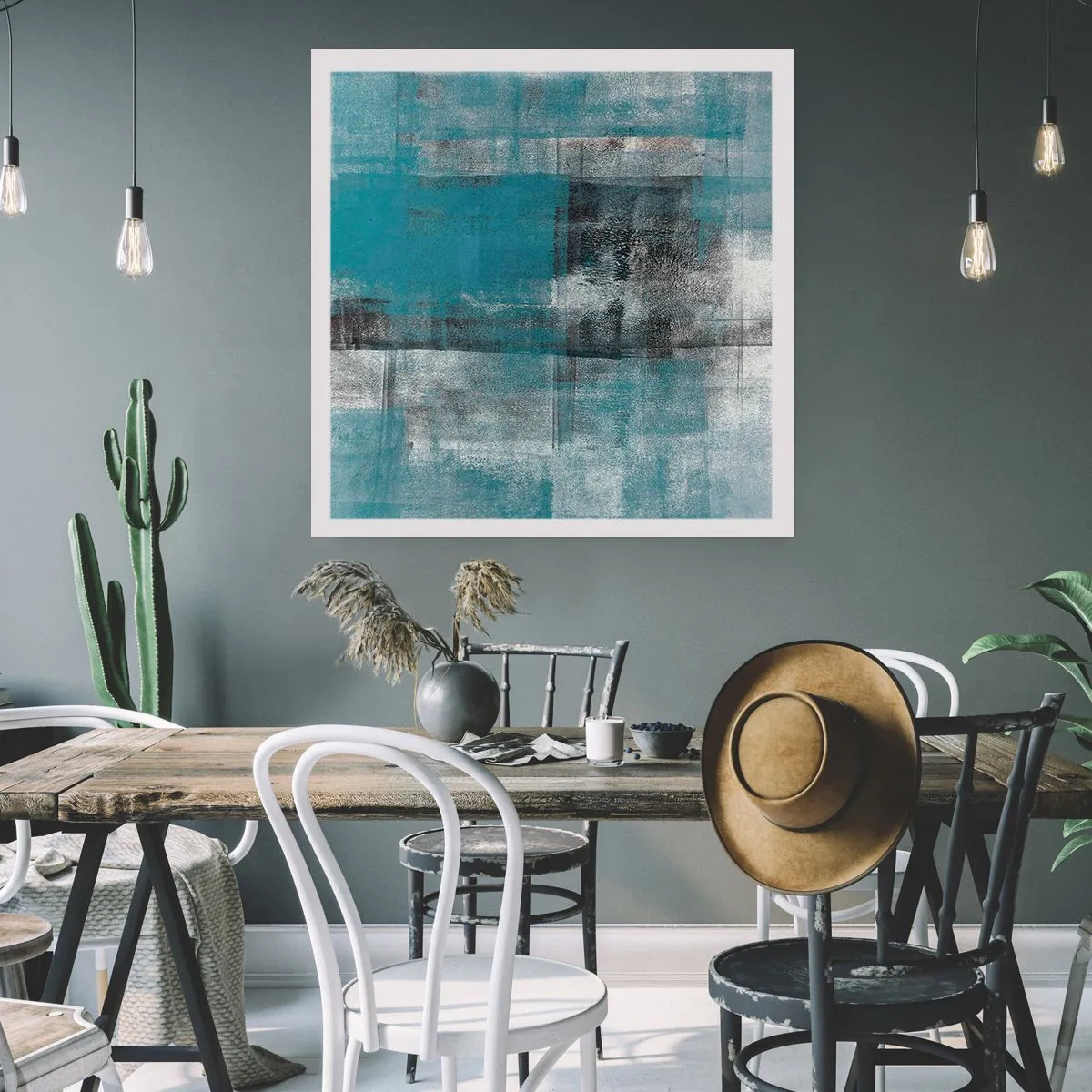 Póster - Agua y aire - 50x50 cm