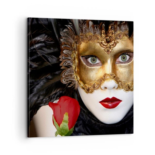 Cuadro sobre lienzo - Impresión de Imagen - Porque la vida es un gran baile - 60x60 cm