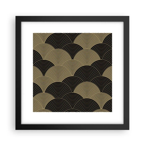 Póster en marco negro - Multiplicación de la unidad - 30x30 cm