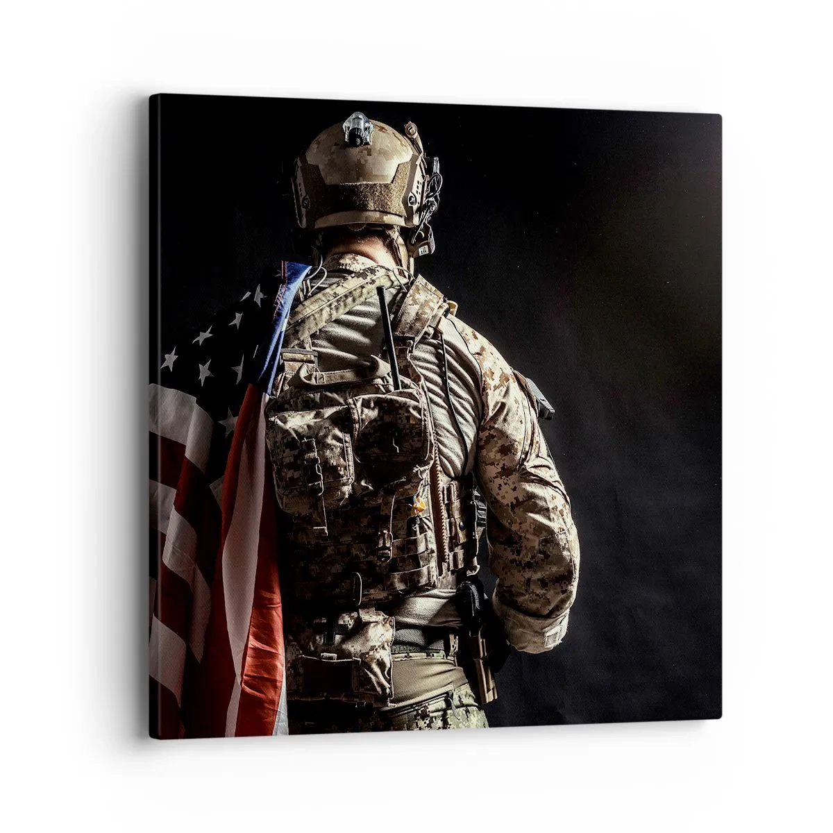 Cuadro sobre lienzo - Impresión de Imagen - Por eso lucho - 40x40 cm