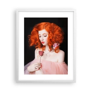 Póster en marco blanco - En estilo barroco - 40x50 cm