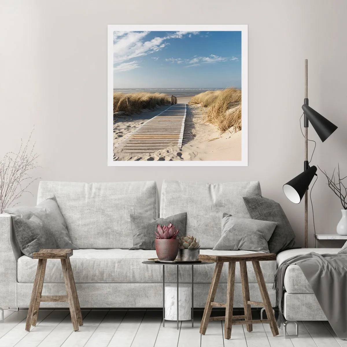 Póster - Más allá de la duna, en el susurro de la naturaleza - 60x60 cm