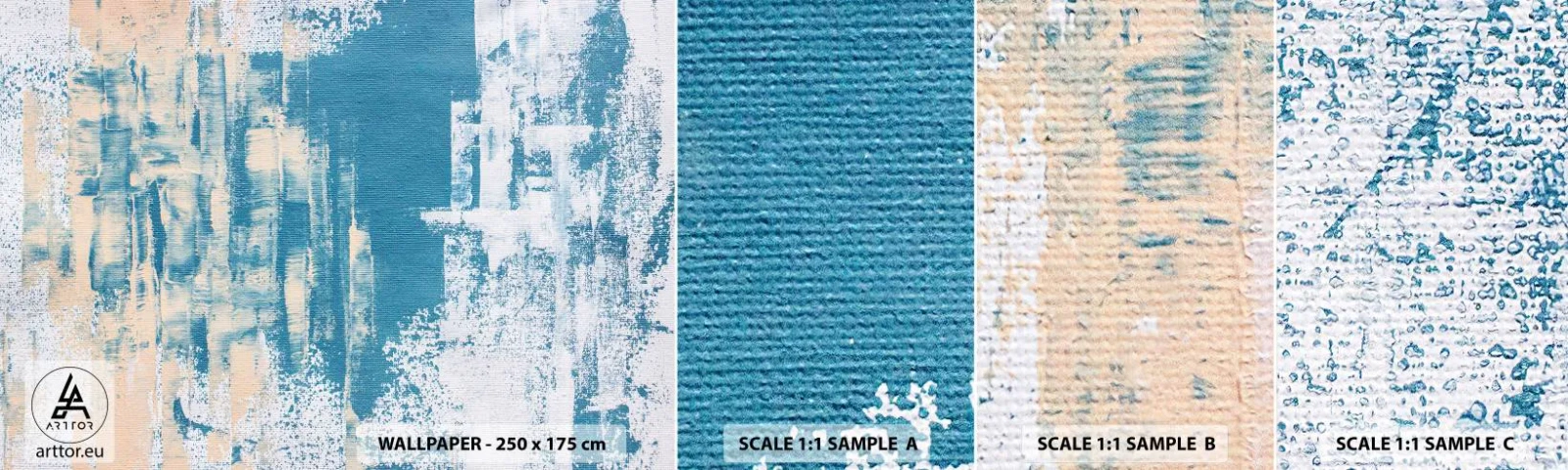 Muestra De Fotomural Standard Eco - A través de un carámbano - Abstracción, Pedazo, Patrón moderno - 100x30 cm