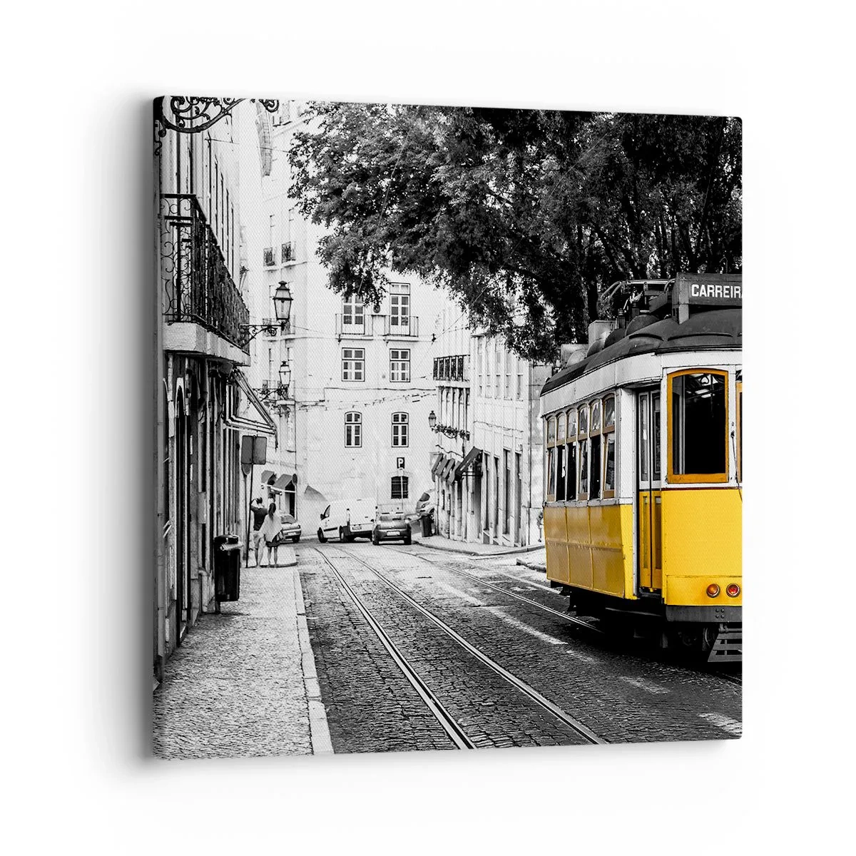 Cuadro sobre lienzo - Impresión de Imagen - Y un fado de fondo - 40x40 cm