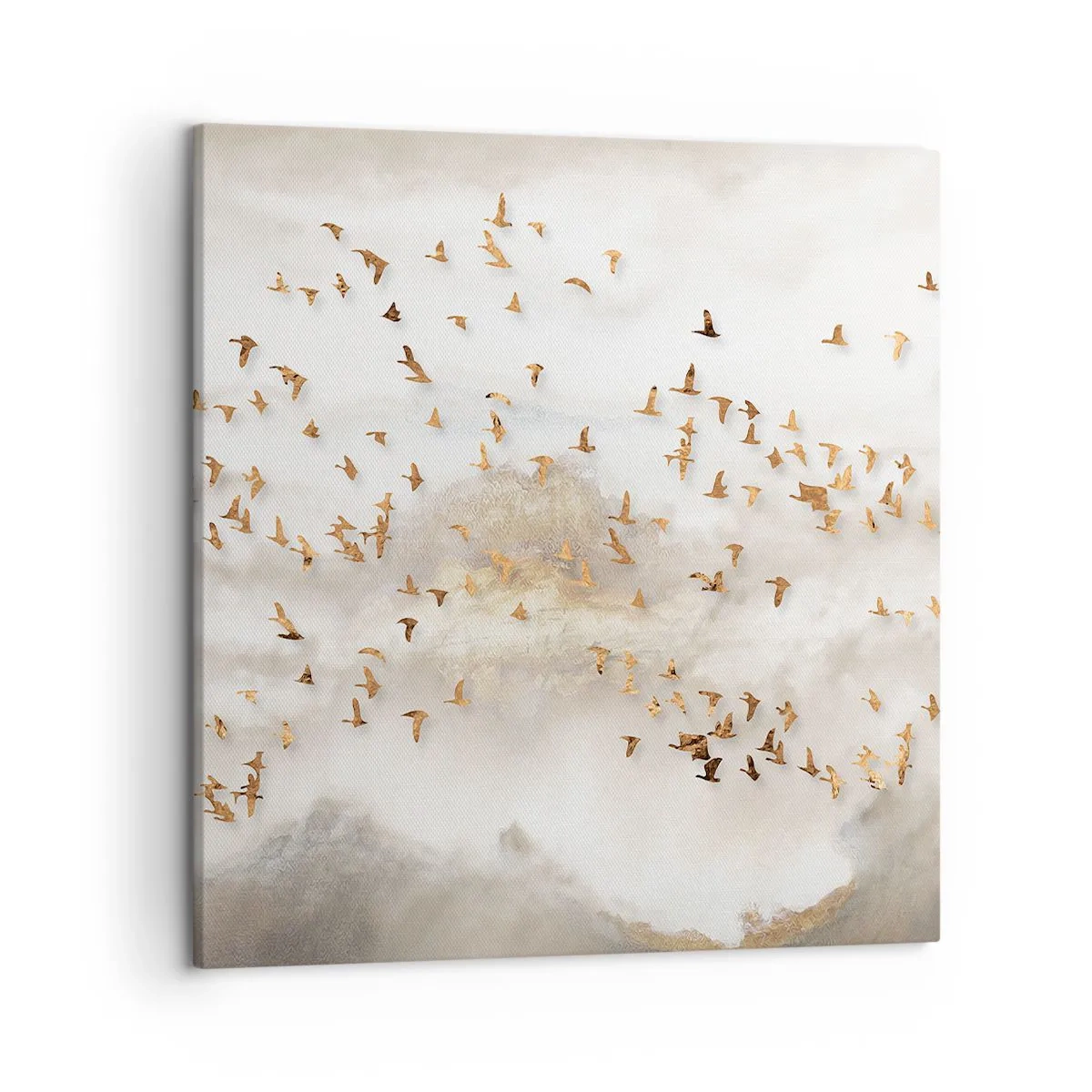 Cuadro sobre lienzo - Impresión de Imagen - Es hora... - 50x50 cm