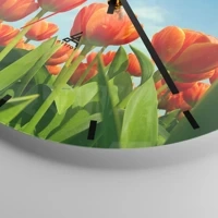 Esfera sin numeración, con rayas