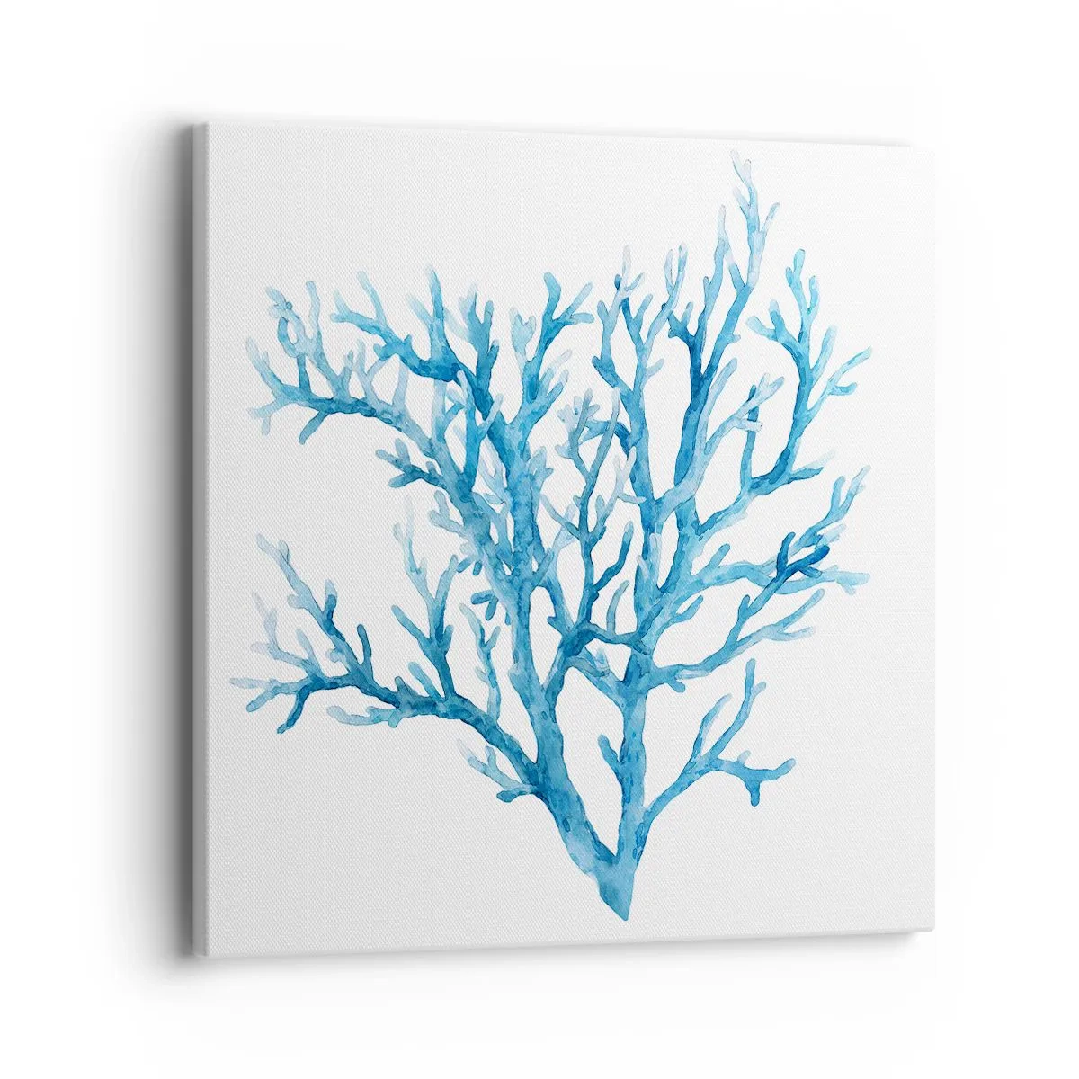 Cuadro sobre lienzo - Impresión de Imagen - Filigrana marina - 40x40 cm