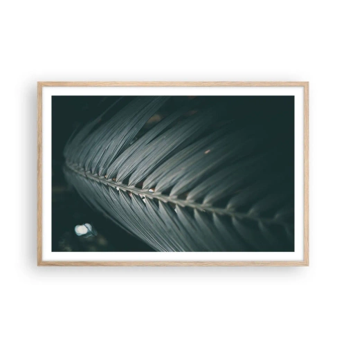 Póster en marco roble claro - La precisión de la naturaleza - 91x61 cm