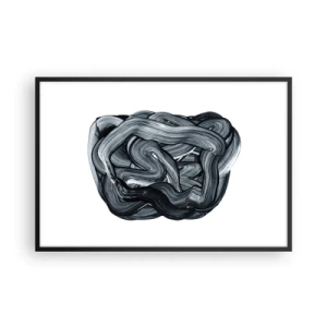 Póster en marco negro - No es tan sencillo - 91x61 cm