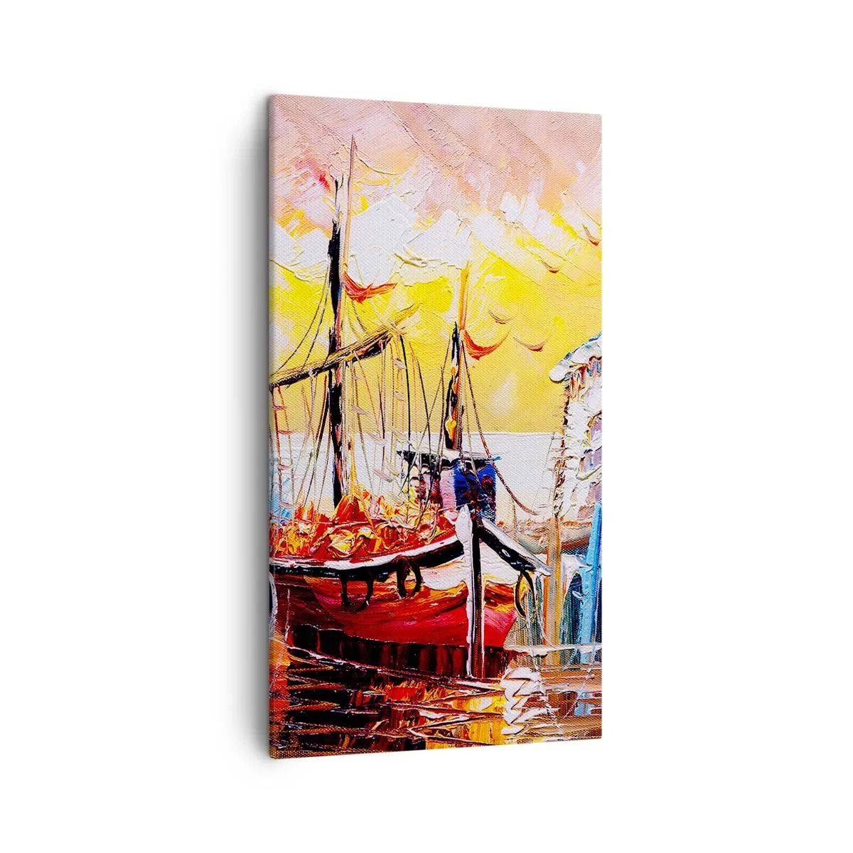 Cuadro sobre lienzo - Impresión de Imagen - Feliz regreso - 45x80 cm