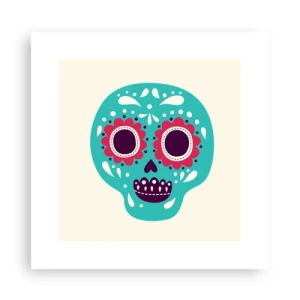 Póster - La vida: diversión hasta la muerte - 30x30 cm