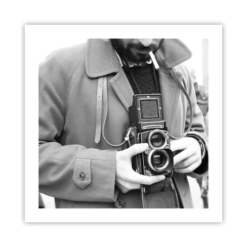 Póster - En estilo retro - 50x50 cm