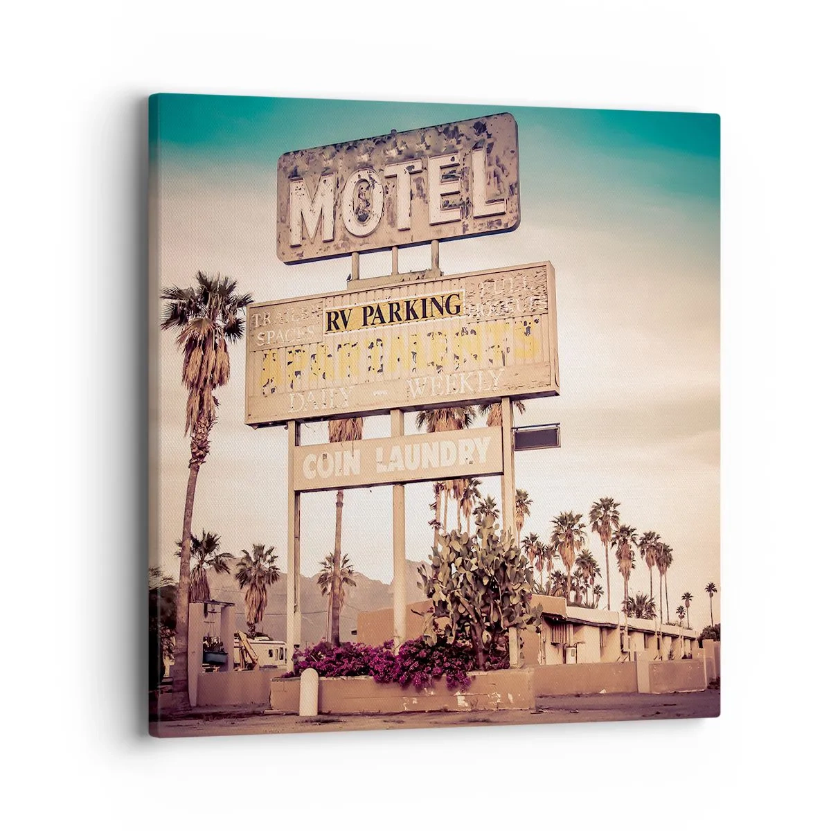 Cuadro sobre lienzo - Impresión de Imagen - El tiempo se detuvo - 40x40 cm