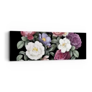 Cuadro sobre lienzo - Impresión de Imagen - De un jardín inglés - 90x30 cm