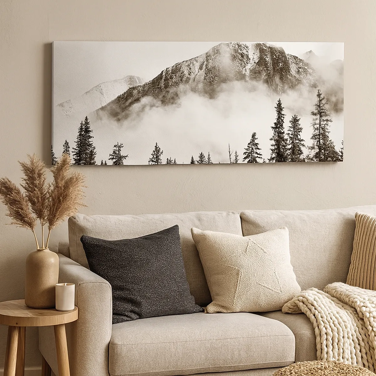 Cuadro sobre lienzo - Impresión de Imagen - Gobernante de granito - 30x30 cm