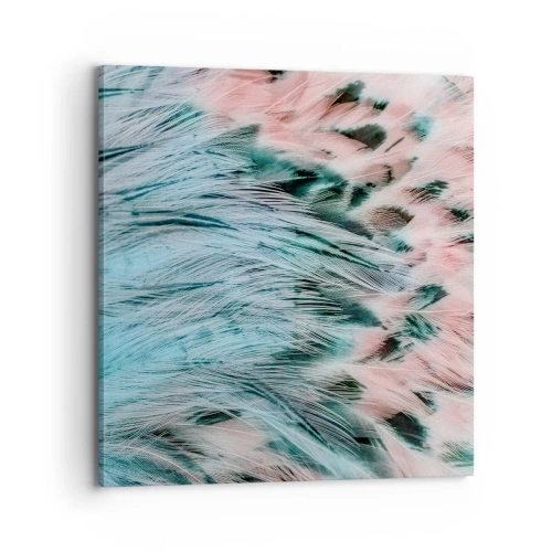Cuadro sobre lienzo - Impresión de Imagen - Suavidad rosa zafiro - 70x70 cm