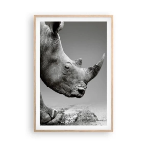 Póster en marco roble claro - Fuerza imparable - 61x91 cm