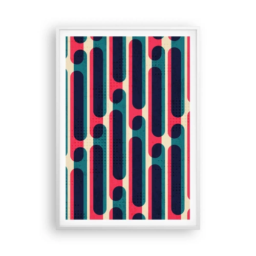 Póster en marco blanco - Profundidad y relieve - 70x100 cm