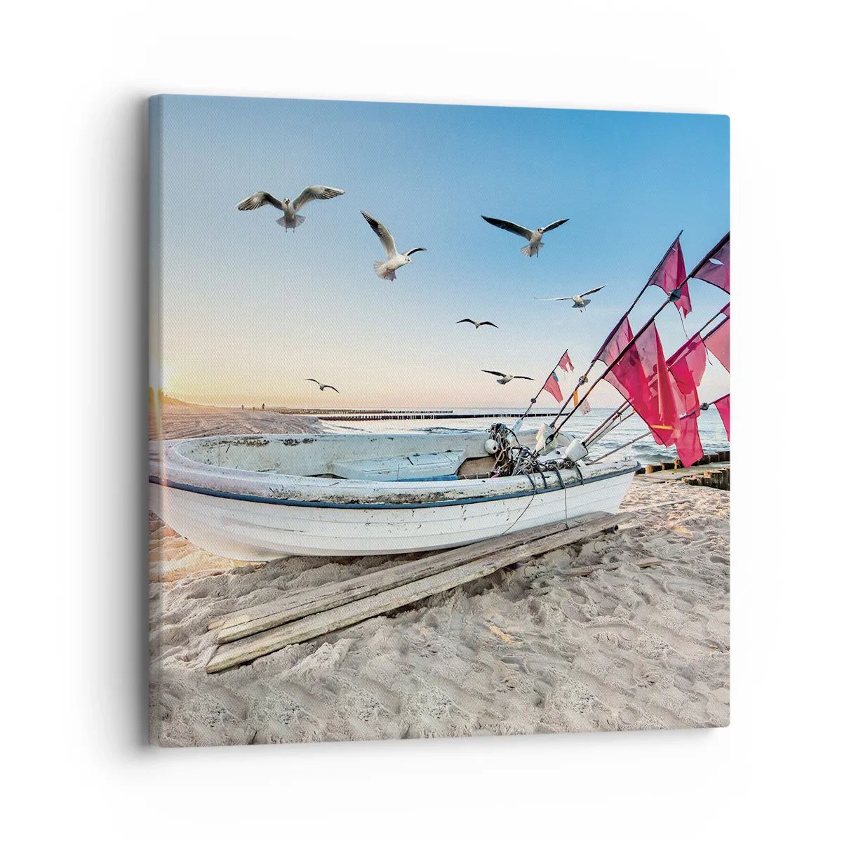 Cuadro sobre lienzo - Impresión de Imagen - Un merecido descanso - 30x30 cm