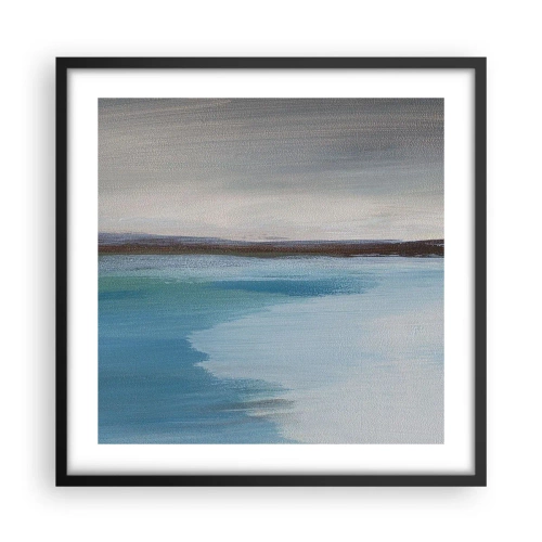 Póster en marco negro - Paisaje horizontal - 50x50 cm
