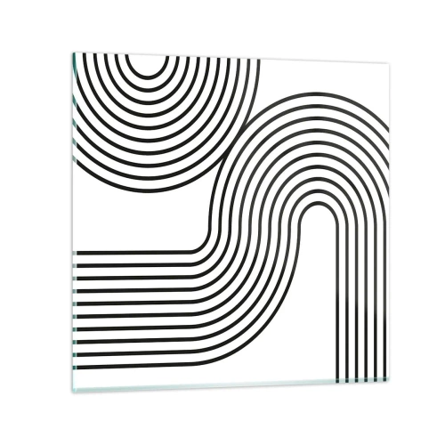 Cuadro sobre vidrio - Impresiones sobre Vidrio - En una curva - 70x70 cm