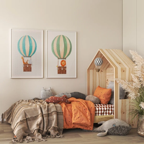 Balloon flight - Inspiración para una habitación infantil