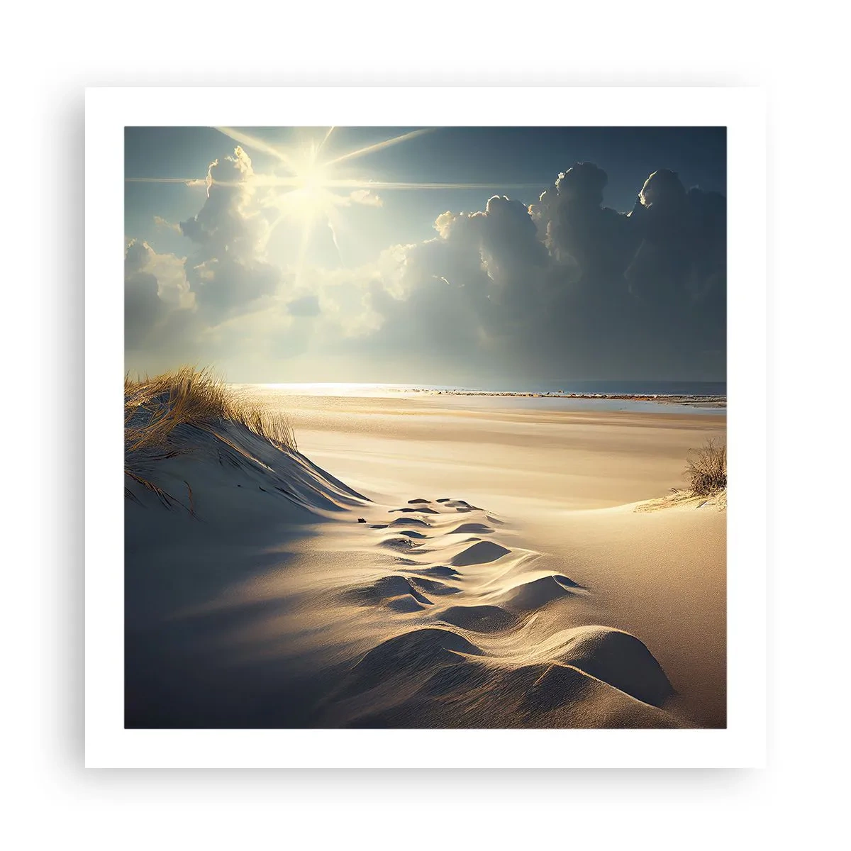 Póster - Paisaje tranquilizador - 60x60 cm