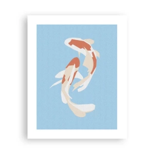 Póster - Natación sincronizada espontánea - 40x50 cm