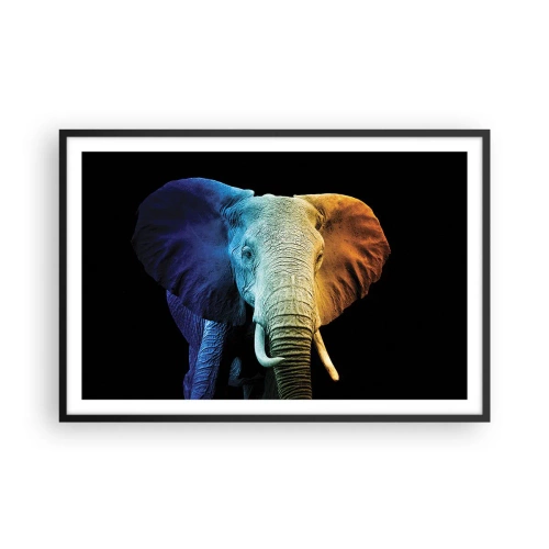 Póster en marco negro - Excéntrico, no un bicho raro - 91x61 cm