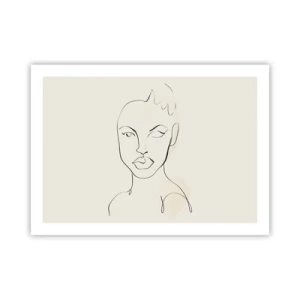 Póster - Un esbozo de sensualidad - 70x50 cm