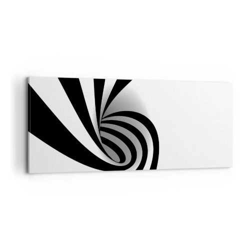 Cuadro sobre lienzo - Impresión de Imagen - Y sin embargo, gira - 100x40 cm
