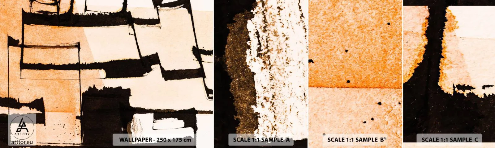 Muestra De Fotomural Standard Eco - Aun así hay orden - Abstracción, Pedazo, Cuadro - 100x30 cm