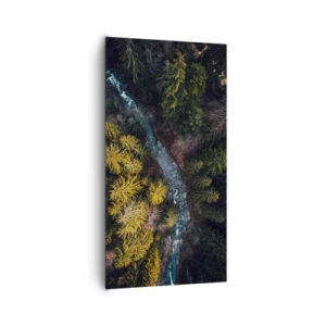 Cuadro sobre lienzo - Impresión de Imagen - Rápido, cada vez más rápido - 65x120 cm