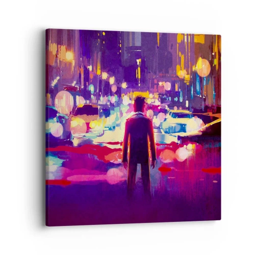 Cuadro sobre lienzo - Impresión de Imagen - Inmerso en la luz - 40x40 cm