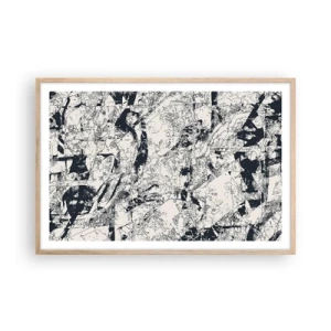 Póster en marco roble claro - La interpenetración de los opuestos - 91x61 cm