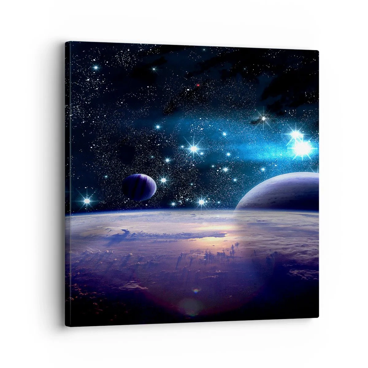 Cuadro sobre lienzo - Impresión de Imagen - ¿Sigues solo? - 30x30 cm