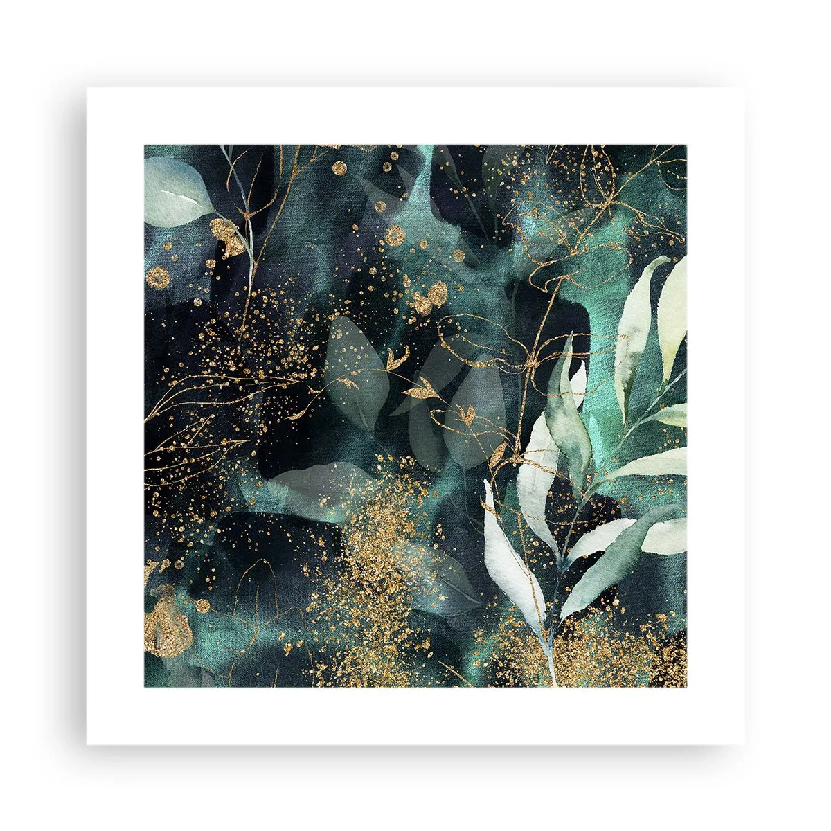 Póster - Jardín encantado - 40x40 cm