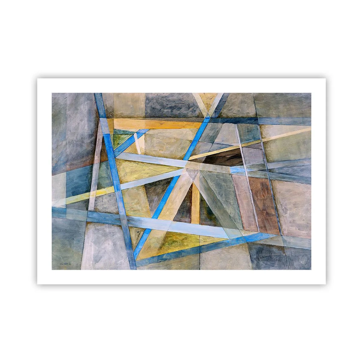 Póster - ¿Recto o inclinado? - 70x50 cm