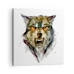 Cuadro sobre lienzo - Impresión de Imagen - ¡No te muevas! - 50x50 cm