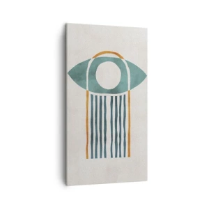 Cuadro sobre lienzo - Impresión de Imagen - Signos y rituales - 45x80 cm