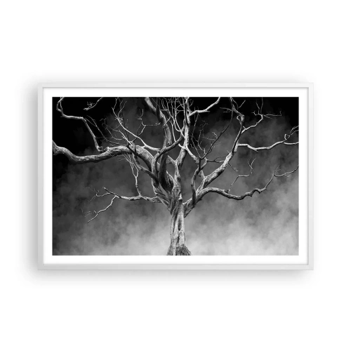 Póster en marco blanco - Primordial y sagrado - 91x61 cm