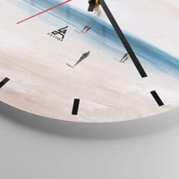 Esfera sin numeración, con rayas