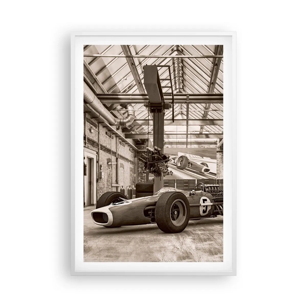 Póster en marco blanco - El descanso del vencedor - 61x91 cm