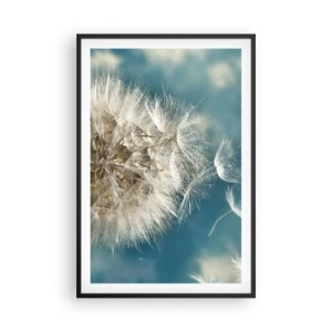 Póster en marco negro - El aliento de un ángel - 61x91 cm