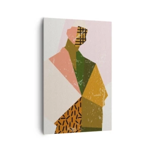 Cuadro sobre lienzo - Impresión de Imagen - El hombre, un ser complejo - 80x120 cm