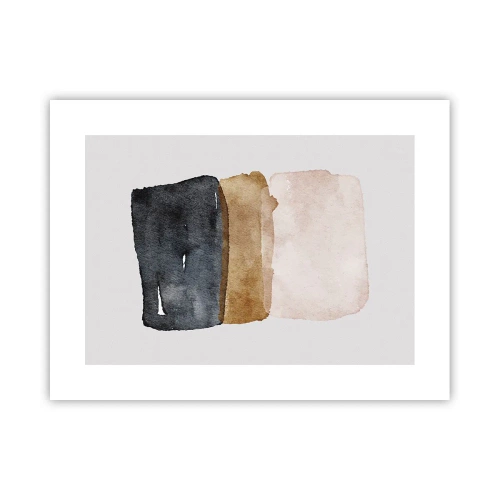 Póster - Una composición de colores tierra - 40x30 cm