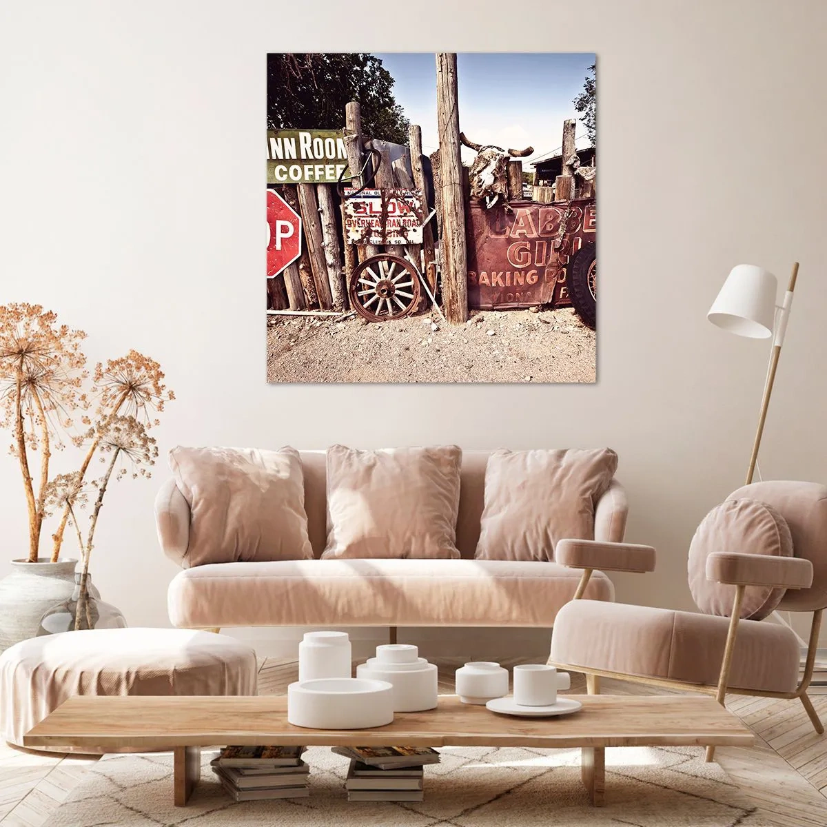 Cuadro sobre lienzo - Impresión de Imagen - Y el tiempo se detuvo - 70x70 cm