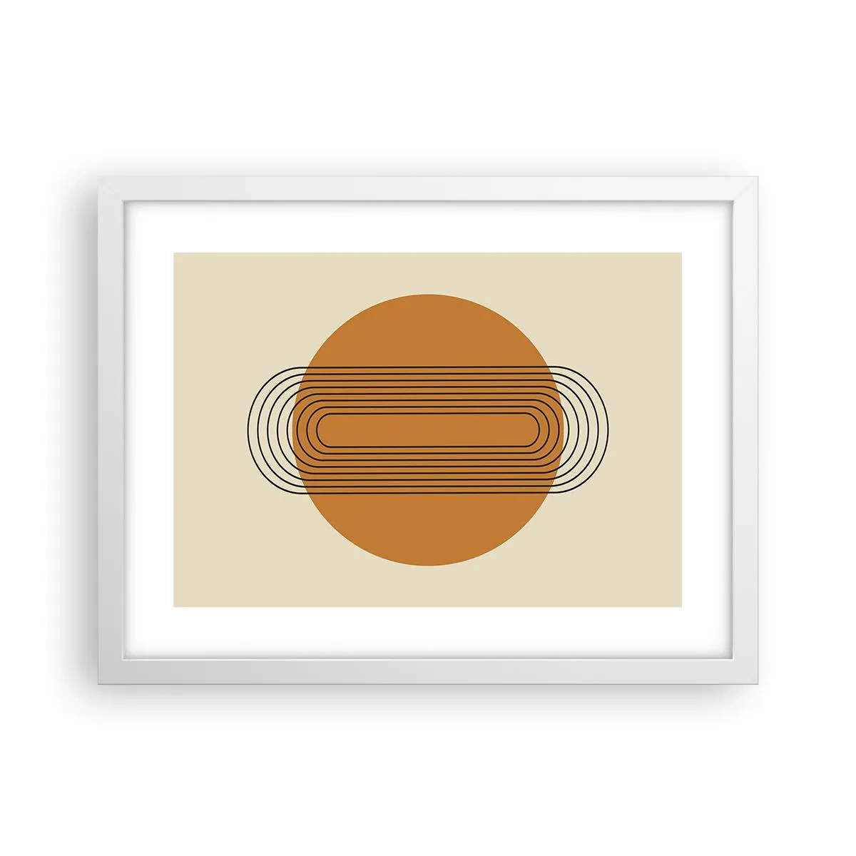 Póster en marco blanco - El plan perfecto - 40x30 cm