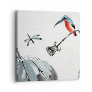 Cuadro sobre lienzo - Impresión de Imagen - La vida de la pradera - 40x40 cm